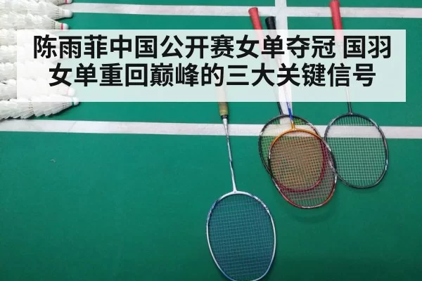 陈雨菲中国公开赛女单夺冠 国羽女单重回巅峰的三大关键信号